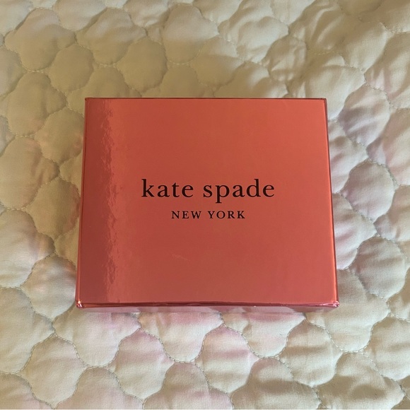 Kate Spade Rose Gold Glitter Card Holder - Picture 3 of 3